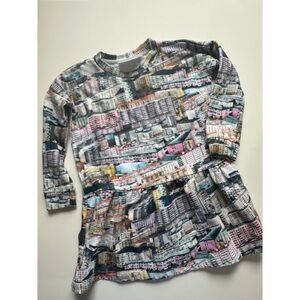 EUC Molo Colorful Cityscape Print Dress 98/104
